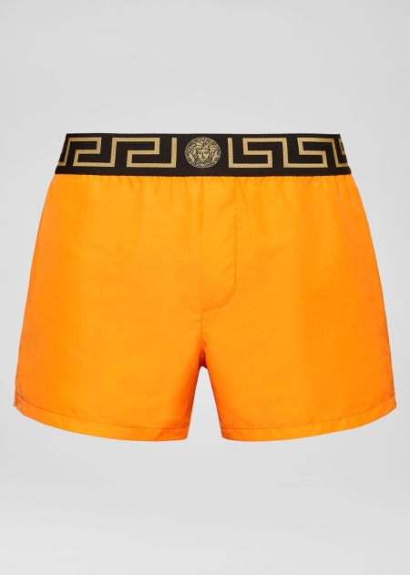 Pantaloni Scurti Inot Versace Versace Greca Border Barbati | VIDZFWA-95